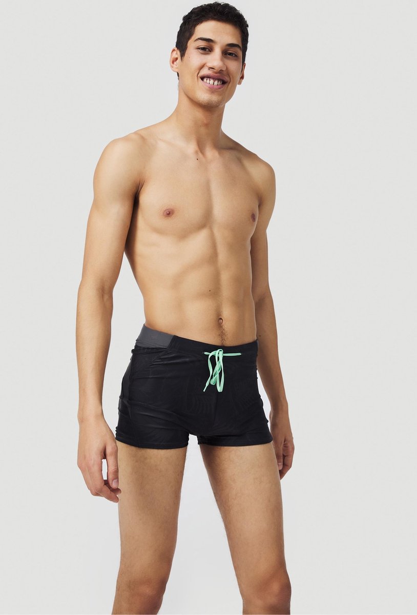 O'Neill Zwembroek Oahu - Black Aop W/ Grey - L