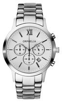 Orphelia 155-6900-13 - Horloge - KunstLeder -  Roestvrij staal