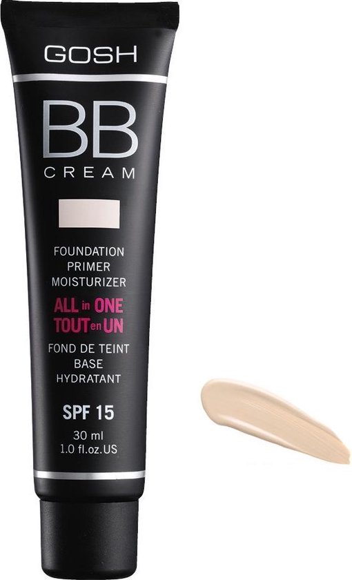 Gosh - Bb Cream Foundation Primer Moisturizer Cream Bb Cream Base Foundation  01 Sand 30Ml | bol