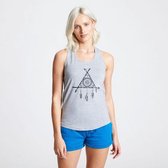 Dare 2b - Women's Akin Graphic Print Vest - Outdoorshirt - Vrouwen - Maat 46 - Grijs