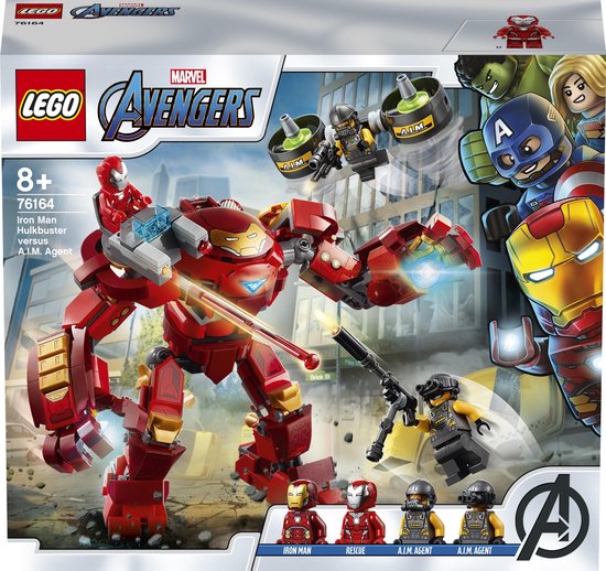LEGO Marvel Avengers Iron Man Hulkbuster versus A.I.M. Agent - 76164 - LEGO