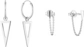 Selected Jewels Selected Gifts Dames EarpartyGiftsetOorbellen Zilver - Zilverkleurig