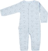 Frogs and Dogs | Onesie Streepjes | Blauw | Maat 50