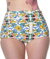 Banned Bikinibroekje -XL- Shoreline Bloemen Multicolours