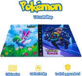 Pokémon Verzamelmap Voor Kaarten – 4 Pocket – 240 Kaarten Opslag - Machamp en Gardevoir