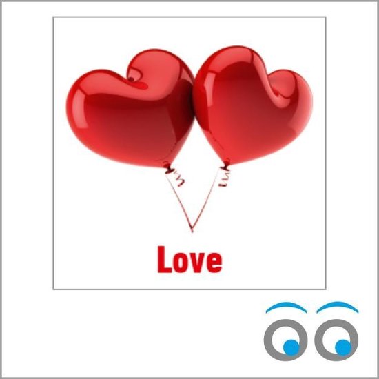 20 cartes d'amour - 7 x 7 cm