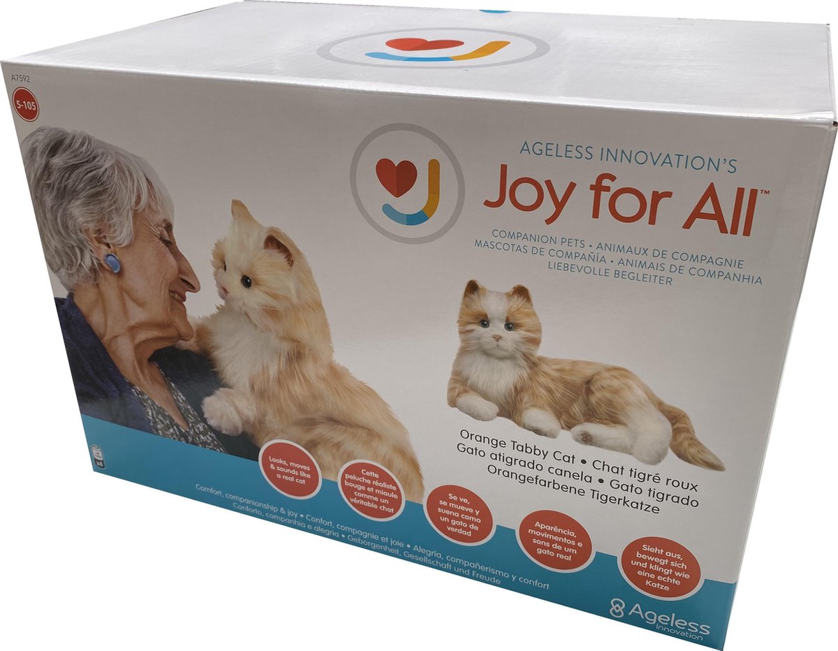 Joy for All Interactieve Kat voor ouderen, Oranje | bol.com