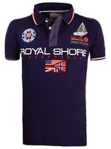 Geographical Norway Polo Shirt Blauw Royal Shore Kamacho - S