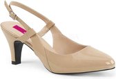 Pleaser Pink Label Pumps -47 Shoes- DIVINE-418 Paaldans schoenen Creme