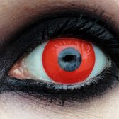 MesmerEyez Halloween ooglenzen Bloody red 1 dag Rood