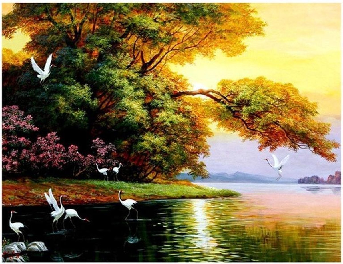 bol.com | Schilderen op nummer Volwassenen - Natuur - Landschap - Meer