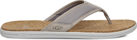 Chaussons UGG - Taille 42 - Homme - gris clair / marron | bol.com