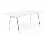 Refurbished Unifor MDL bureau - 180 x 80 cm - wit