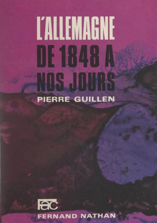 L'Allemagne, de 1848 à nos jours - cover