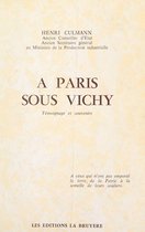 À Paris sous Vichy