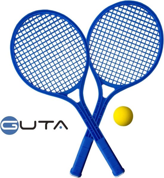 Bloedbad Geruïneerd Mona Lisa Guta Mini Kinder Tennis Racket set BLAUW | bol.com