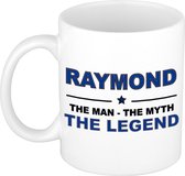 Raymond The man, The myth the legend cadeau koffie mok / thee beker 300 ml