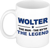Wolter The man, The myth the legend cadeau koffie mok / thee beker 300 ml