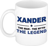 Xander The man, The myth the legend cadeau koffie mok / thee beker 300 ml