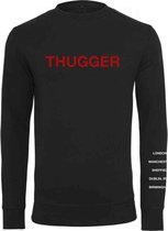 Urban Classics Sweater/trui -S- Thugger Childrose Zwart