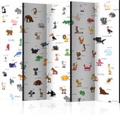 Kamerscherm - Scheidingswand - Vouwscherm - animals (for children) II [Room Dividers] 225x172 - Artgeist Vouwscherm