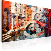 Schilderijen Op Canvas - Schilderij - Summer in Venice 120x80 - Artgeist Schilderij