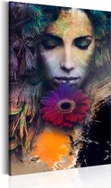 Schilderijen Op Canvas - Schilderij - Sensual Girl 40x60 - Artgeist Schilderij