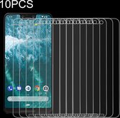 10 STUKS 9H 2.5D film van gehard glas voor Google Pixel 3XL