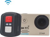 HAMTOD HF60 Pro UHD 4K WiFi 16.0MP sportcamera met waterdichte behuizing en afstandsbediening, Generalplus 4247, 2,0 inch LCD-scherm, 120 graden groothoeklens, met luxe accessoires