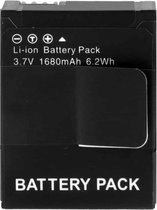 AHDBT-301/302 3.7V 1680mAh batterij  accu Pack voor GoPro HD HERO 3+ / 3 (zwart)