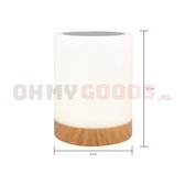 OhmyGoods Touch LED Lamp - 12CM - 6 Kleuren - 3 Standen Warm Wit