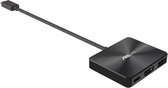 ASUS Mini Dock USB C USB C, HDMI, USB A Zilver kabeladapter/verloopstukje