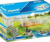 PLAYMOBIL Family Fun Uitbreidingsset voor dierenpark - 70348