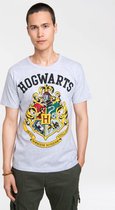 Harry Potter - Hogwarts Logo - Easyfit - grey melange - Original licensed product