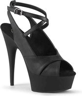 Pleaser Hoge hakken -36 Shoes- DELIGHT-632 US 6 Zwart