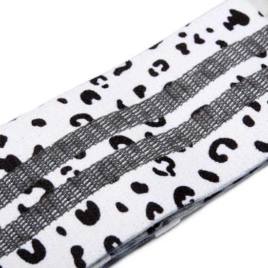 Workout Gear - Resistance Band - Panterprint - Wit - Zwart - 11/16kg