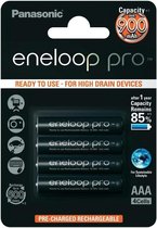 Panasonic Eneloop PRO oplaadbare AAA batterij - 930 mAh - NiMH - 4 stuks