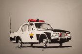 BANKSY Police Car Canvas Print