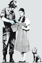 BANKSY Wizard of Oz Dorothy Police Search Canvas Print