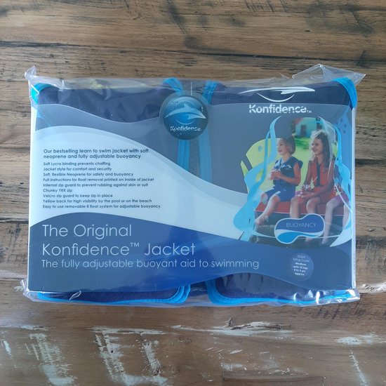 Konfidence - Zwemvest/Drijfvest kind - Blauw - 4-5 jaar / 20-25 kg