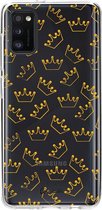 Casetastic Samsung Galaxy A41 (2020) Hoesje - Softcover Hoesje met Design - The Crown Print