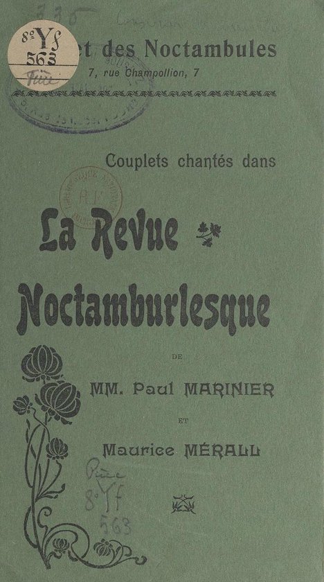 Couplets chantés dans la