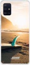 Samsung Galaxy A51 Hoesje Transparant TPU Case - Sunset Surf #ffffff