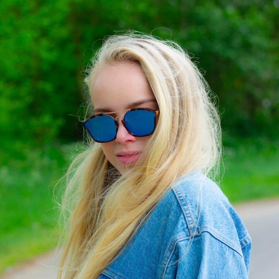 handboeien Ademen de jouwe Glow look | trendy zonnebril en goedkope zonnebril (UV400 bescherming -  hoge... | bol.com