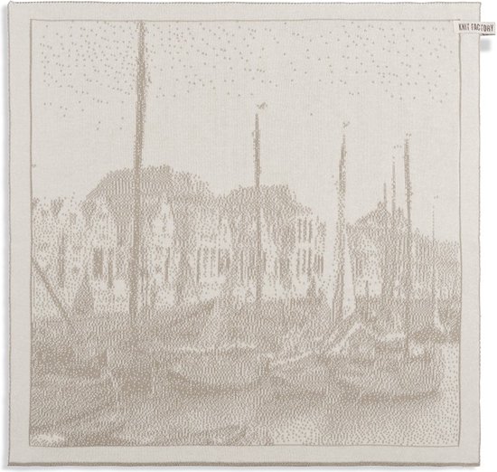 Serviette de cuisine Knit Factory Haven Ecru / Lin