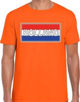 Holland landen t-shirt oranje heren L