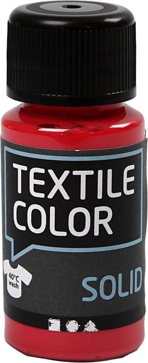 Textielverf Solid 50 ml Rood