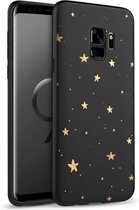 iMoshion Design voor de Samsung Galaxy S9 hoesje - Sterren - Zwart / Goud