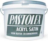 Pastolex Acryl Satin - wit - 10 liter