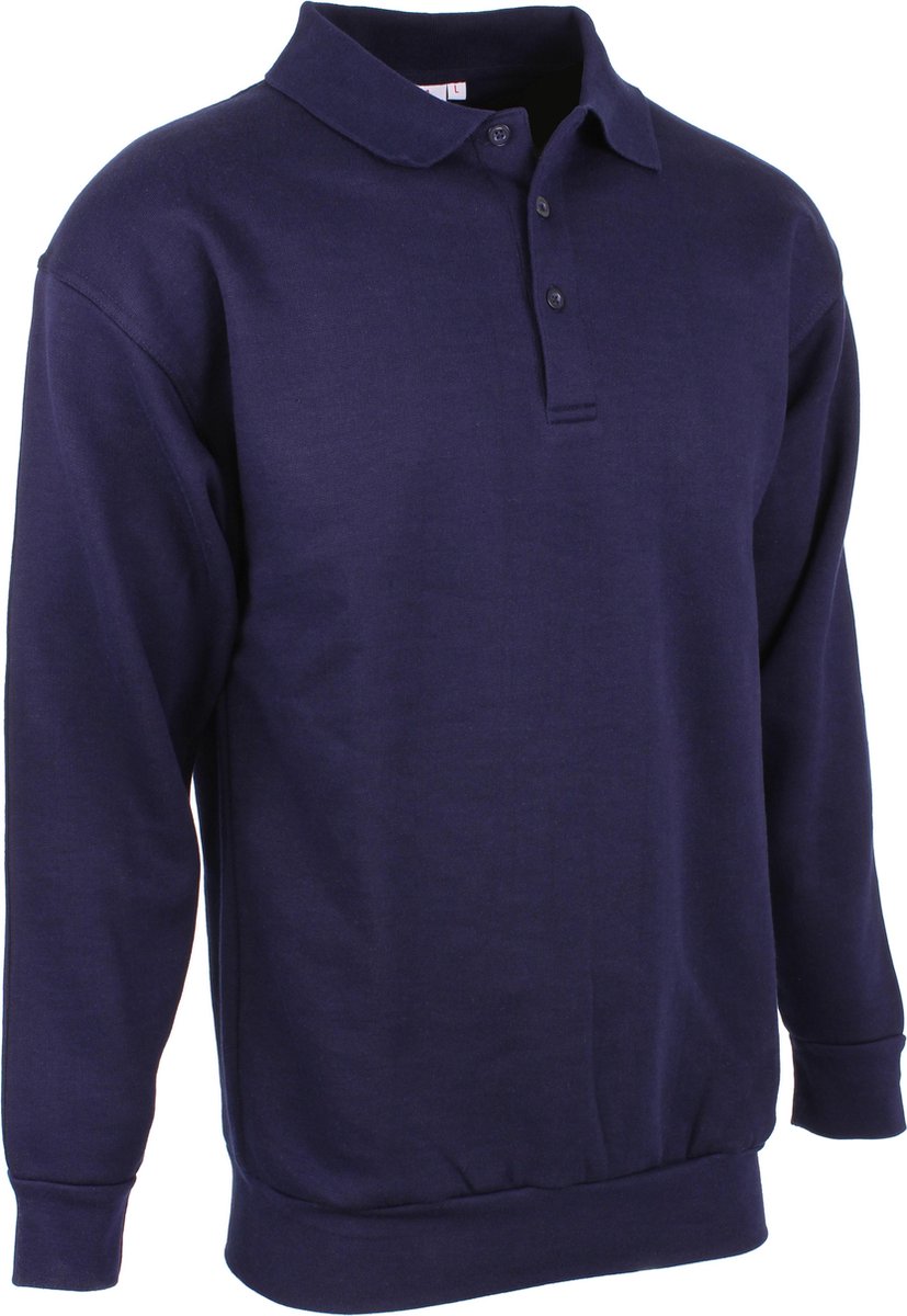 Uniwear UNIWEAR Polosweater MarineblauwL